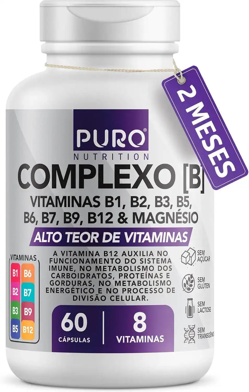 Complexo B Puro Nutrition