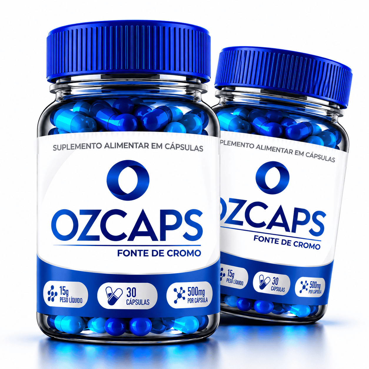 Kit OzCaps com 2 frascos