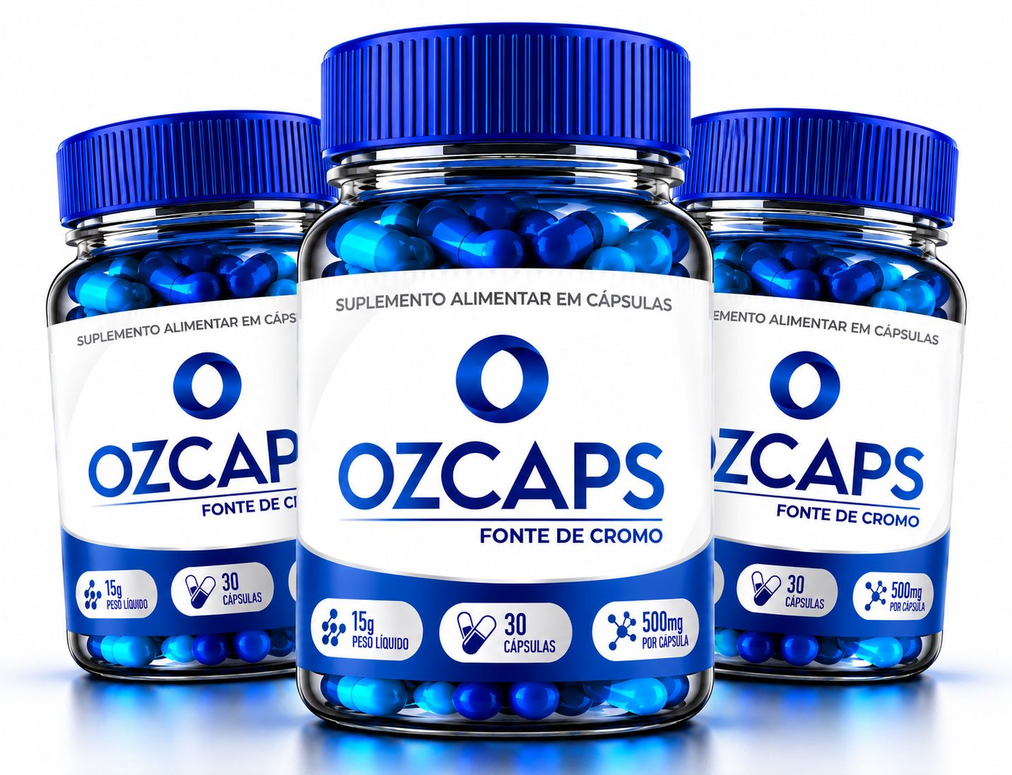 Kit OzCaps com 3 frascos